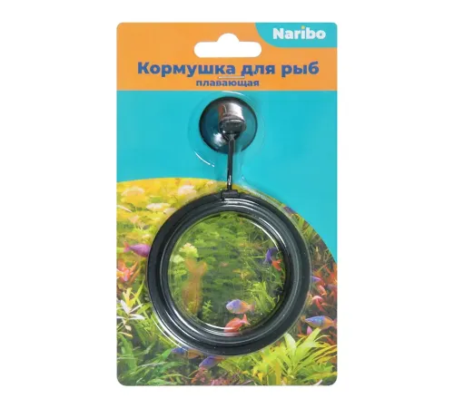Naribo Кормушка пластиковая круглая, 1 шт