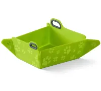 Freezack Складная миска с лапками, лайм