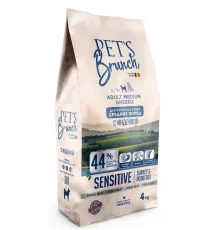 Pet's Brunch Adult Medium Breeds Sensitive (Индейка и картофель), 4 кг