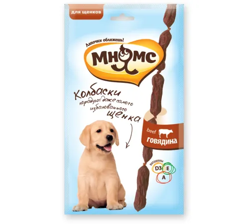 Мнямс Мягкие колбаски для щенков, 30 г