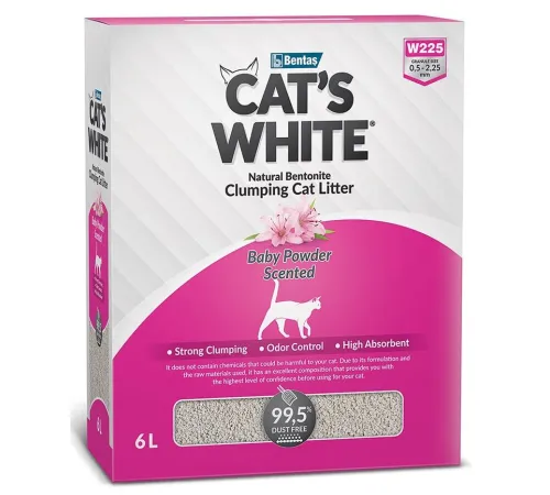 Cat's White Box Premium Baby Powder, 6 л