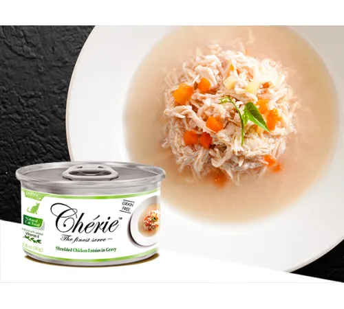 Cherie кусочки курицы с овощами в подливке 80 г х 10 шт