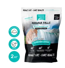 Natura Wild Niagara Falls Adult Cat (Фазан), 2 кг