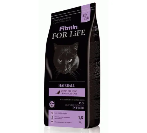 Fitmin For Life Hairball, 1,8 кг