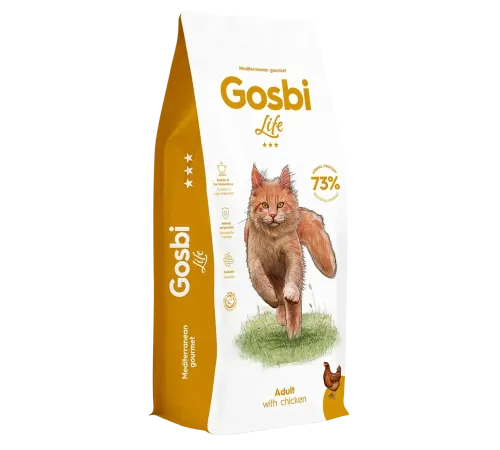 Gosbi Life Adult Cat (Курица), 12 кг срок до 30.04.2026 г