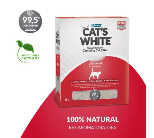 Cat's White Box Premium Natural, 6 л