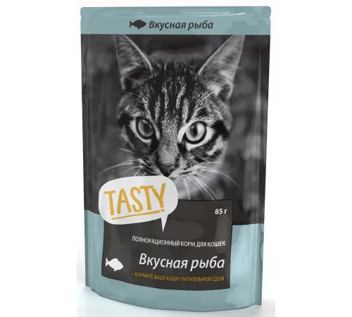 Пресервы Tasty с рыбой в желе, 85 г х 28 шт
