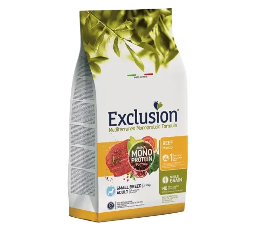 Exclusion Monoprotein Noble Grain Adult Small (Говядина), 2 кг