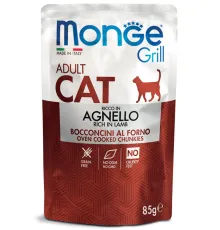Monge Пауч Grill Adult Cat (Ягненок), 85 г