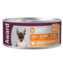 Award Kitten Паштет (Курица с морковью), 100 г