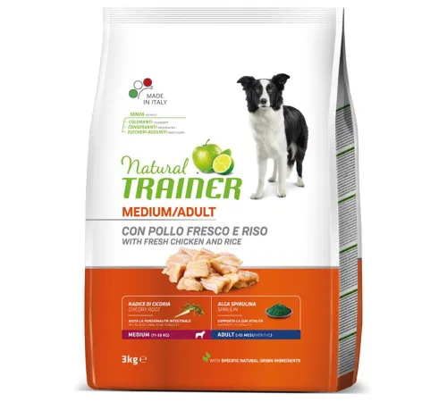 Trainer Natural Adult Medium (Курица) 3 кг