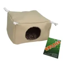 Кот и Пес Домик для грызунов Кубик Mini, 8,5х13х12,5 см
