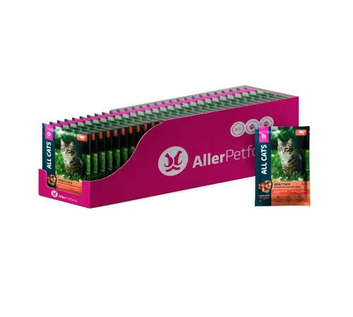 All Cats тефтельки с говядиной в соусе, 85 г х 28 шт