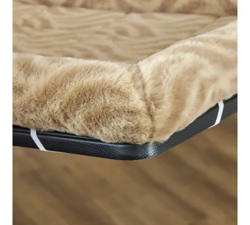 MidWest Лежанка Deluxe Wave Bed, песочный, 51х31,5х6,5 см