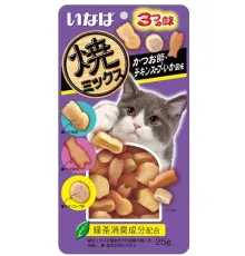 INABA Yaki Miksu Лакомство Кацуобуси, куриный бульон, кальмар, 25 г