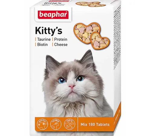 Витаминизированное лакомство Beaphar Kitty's Mix 180 таб