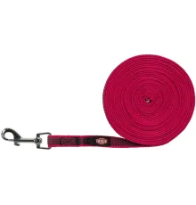 Trixie Поводок тросовый Tracking Leash, фуксия, S-M: 5 м/15 мм