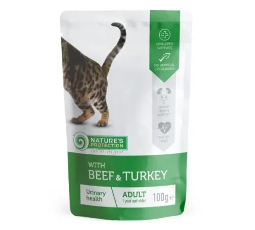 Nature's Protection Консервы Urinary Health (Говядина и индейка), 100 г