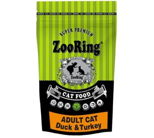 ZooRing Adult Cat (Утка, индейка), 350 г