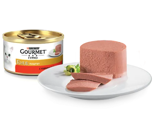 Gourmet Голд Паштет с говядиной, 85 г
