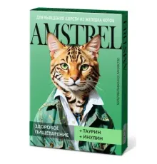 Amstrel Лакомство для кошек Здоровое пищеварение, 90 таб