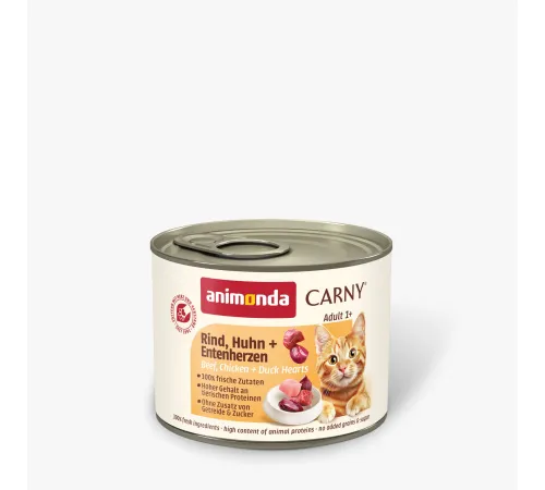 Carny Adult (с говядиной, курицей и сердцем утки) 200 г