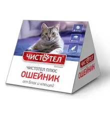 Экопром Чистотел Ошейник Домик для кота 35 см