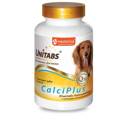 Neoterica Unitabs CalciPlus с Q10 для собак, 100 таб