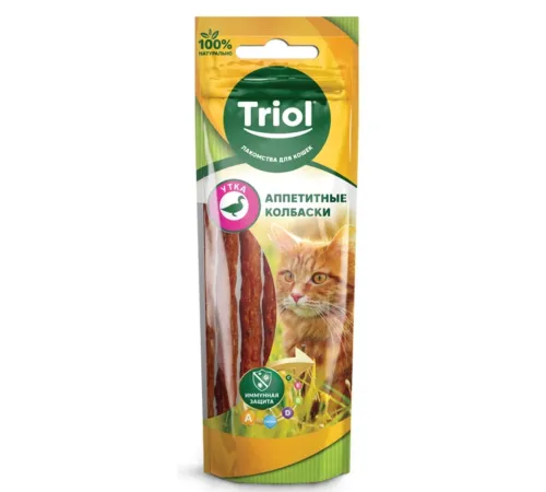 Triol PT28 Колбаски из утки, 40 г