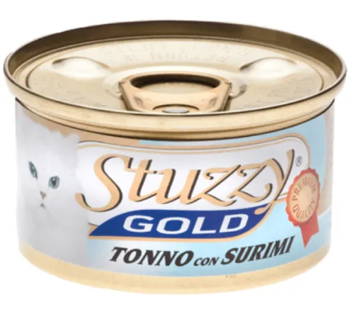 Stuzzy Gold Консервы в собств.соку (тунец/краб.палочки), 85 г