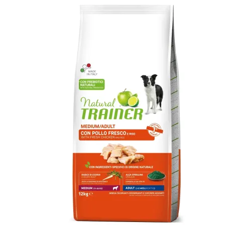 Trainer Natural Adult Medium (Курица), 12 кг