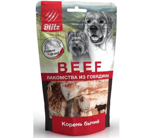 BLITZ Лакомство для собак Бычий корень 65 г
