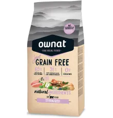 OWNAT Just Grain Free Sterilized Cat (Курица), 8 кг