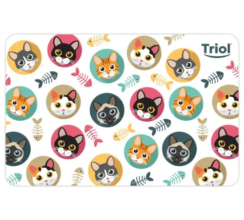 Triol Коврик под миску Котята, 43 x 28 см