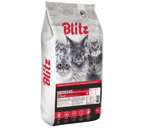 BLITZ Classic Adult Cat (Курица) 10 кг