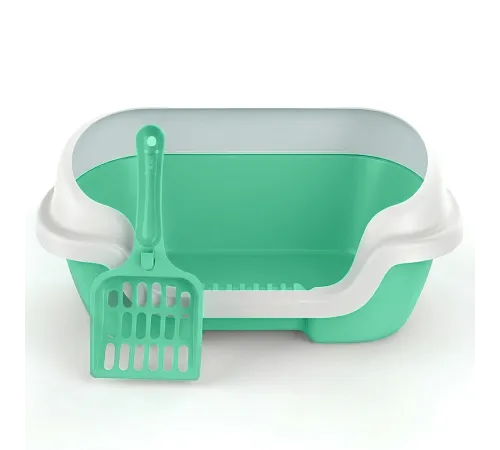 HaisenPet Лоток для кошек 40, 40 см х 30 см х 11,5 см