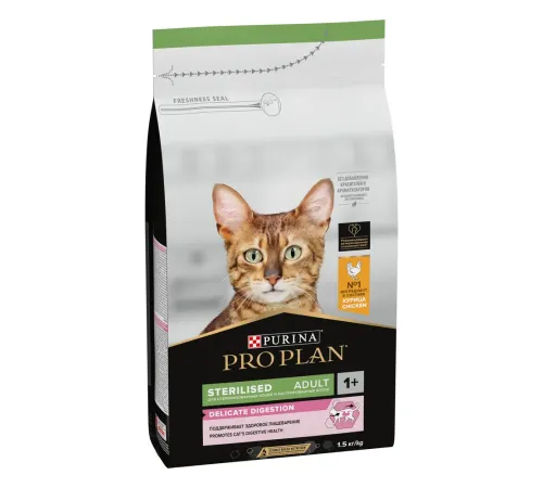 Purina Pro Plan Sterilised Delicate Digestion Adult (Курица), 400 г