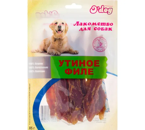 O'dog Лакомство Утиное филе, 85 г