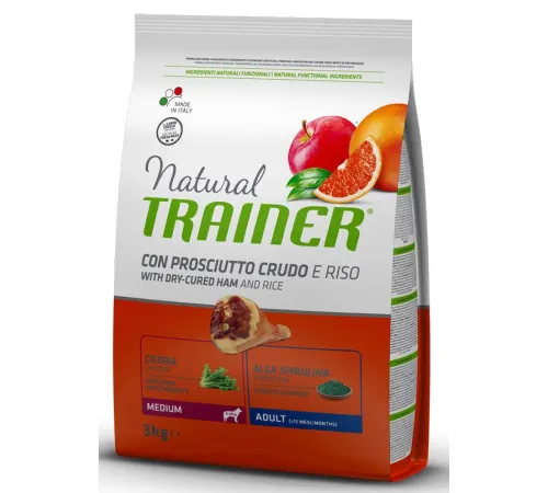 Trainer Natural Adult Medium (Ветчина) 3 кг