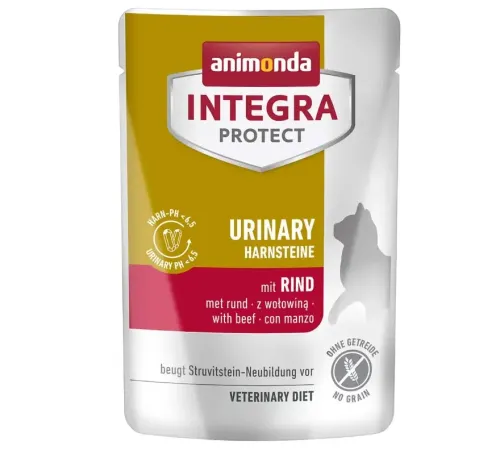 Animonda Integra Protect Urinary Harnsteine Cat Пауч (Говядина), 85 г