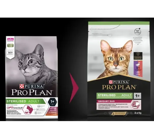 Purina Pro Plan Sterilised Savoury Duo (Утка и печень), 400 г