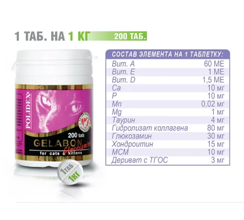 Polidex Gelabon 200 таб