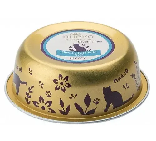 Nuevo Lovely Filet Kitten (Куриное филе, говядина), 85 г