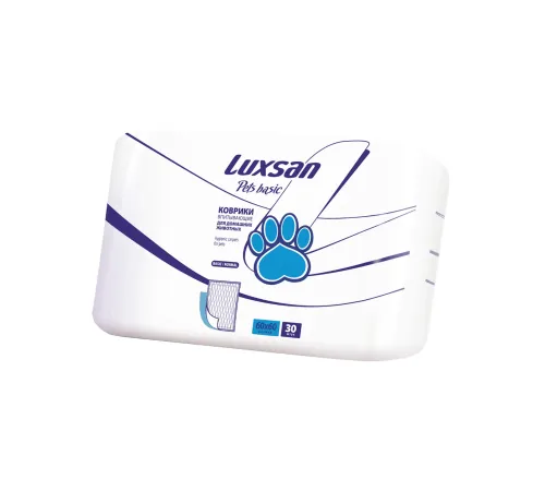 Luxsan Basic Коврики (пеленки), 60х60, 30 шт/уп