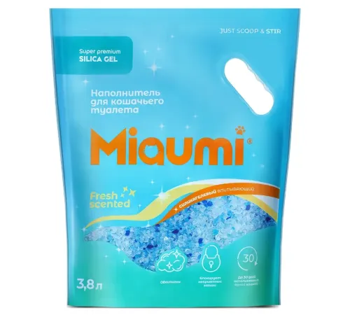 Miaumi Silica Gel Fresh Scented, 3,8 л