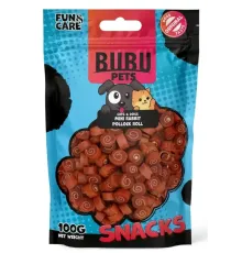 Bubu Pets Мини рулетики из кролика, 100 г