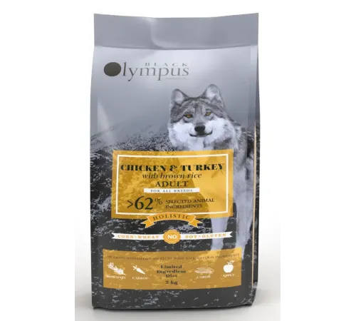 Black Olympus Adult All Breeds (Курица, индейка), 12 кг