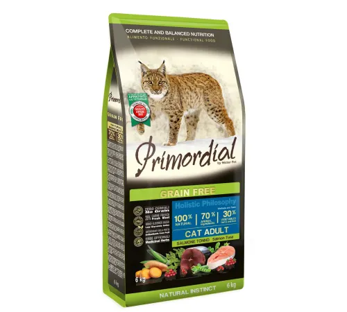 Primordial Cat Adult (Лосось и тунец), 2 кг