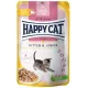 Happy Cat Kitten & Junior Кусочки в соусе (Птица), 85 г