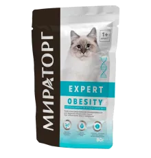 Мираторг Expert Obesity влажный корм для кошек, 80 г